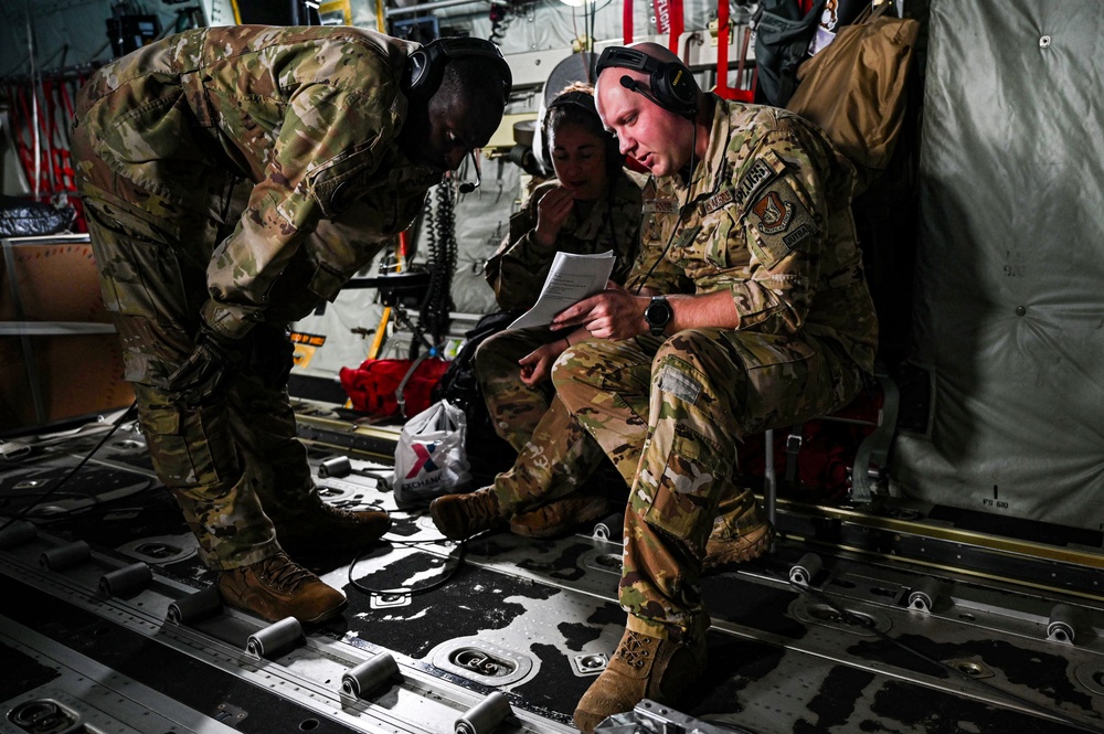 C-130s deliver presents for Operation Christmas Drop 70