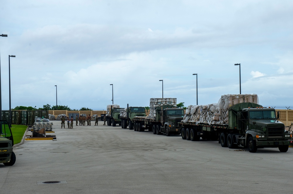 NMCB 1 Seabees Support Re-Supply of Carrier Strike Group