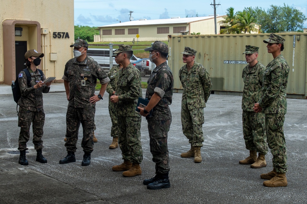 NMCB 1 provides tour of Camp Covington to Republic of Korea Underwater Construction Team