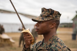 Marines Conduct Sword Manual on Fort Pickett