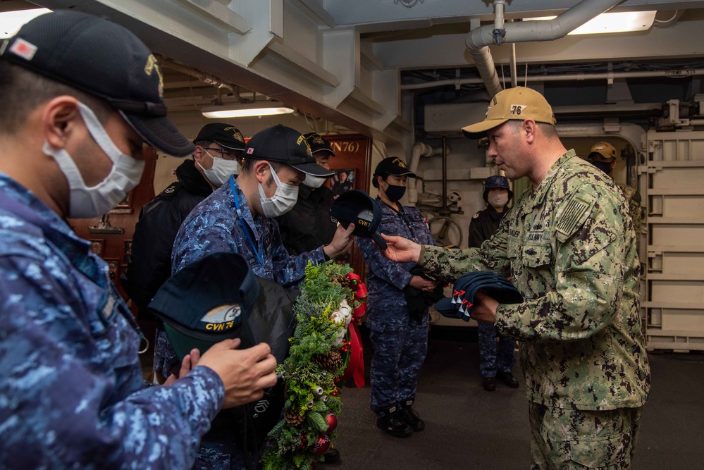 USS Ronald Reagan (CVN 76) Gift Exchange