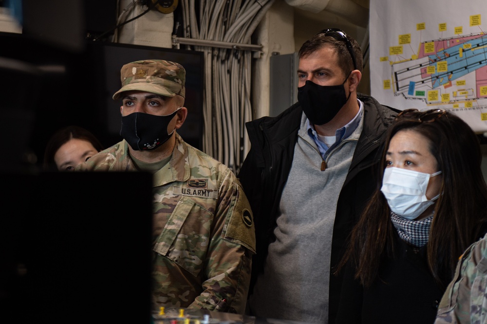 USS Ronald Reagan Hosts Soldiers from Camp Zama