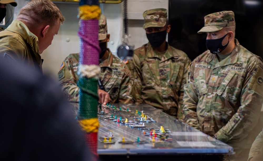 USS Ronald Reagan Hosts Soldiers from Camp Zama