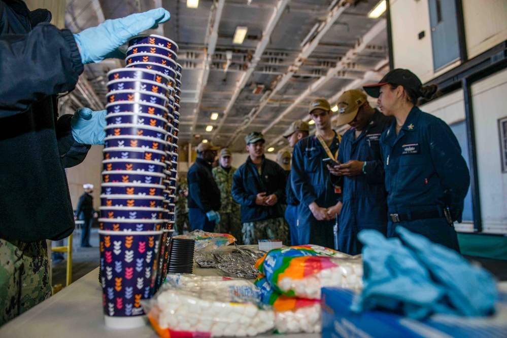 USS Ronald Reagan (CVN 76) Hot Chocolate Stand