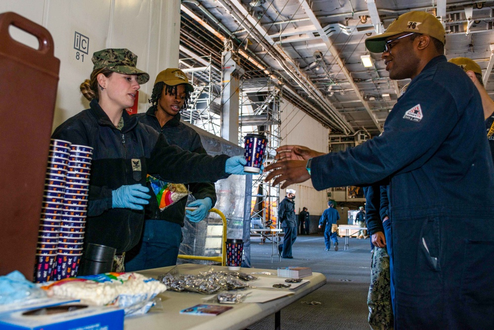 USS Ronald Reagan (CVN 76) Hot Chocolate Stand