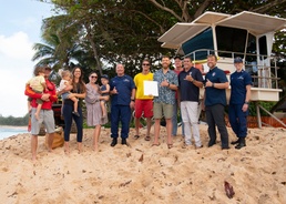 Two-time world bodyboarding champion receives Silver Lifesaving Medal