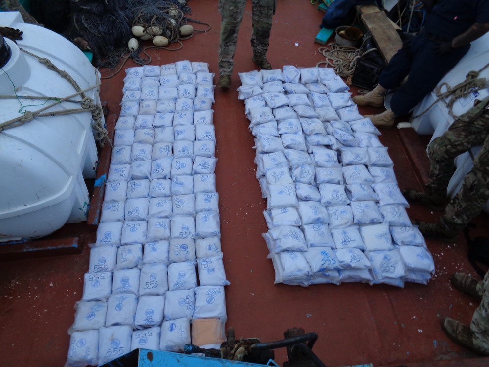 U.S. Navy Ships Interdict Heroin Worth $4 Million with International Task Force