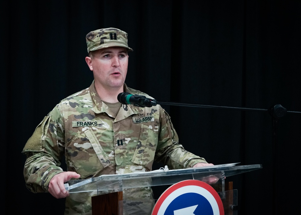 1st TSC Alpha Company Change of Responsibility 2021