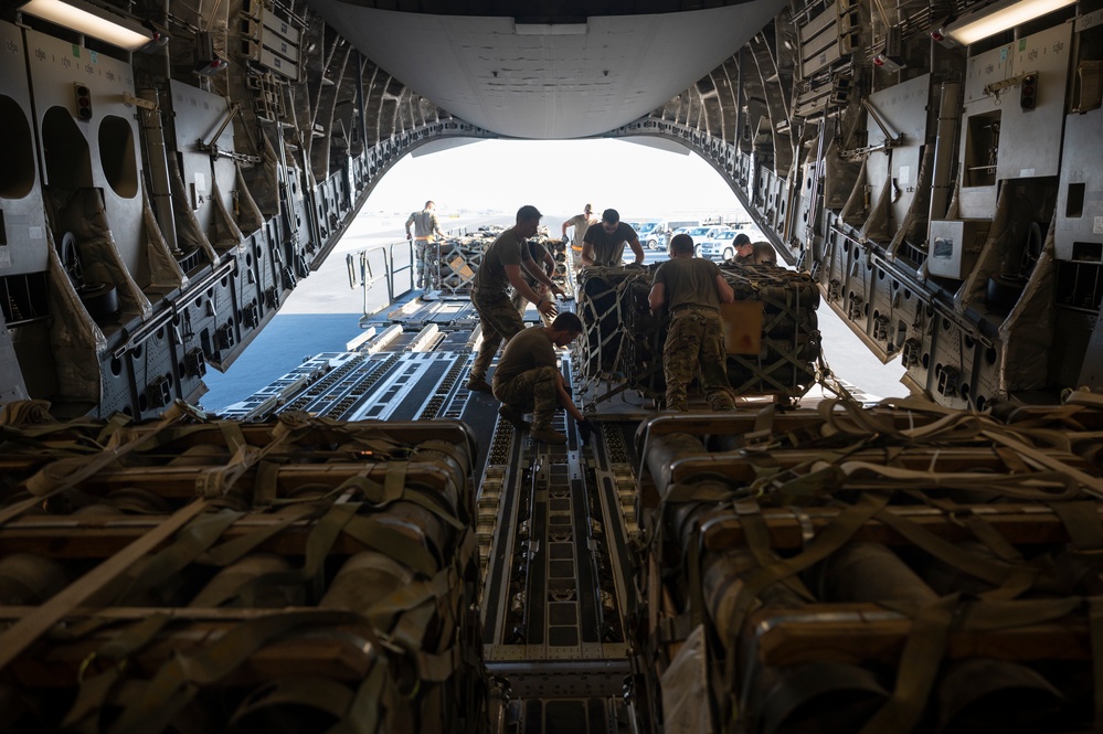 816th EAS airlifts cargo, personnel