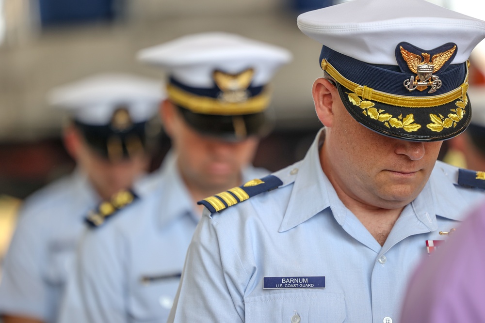 Change of Command - USCGC Beluga