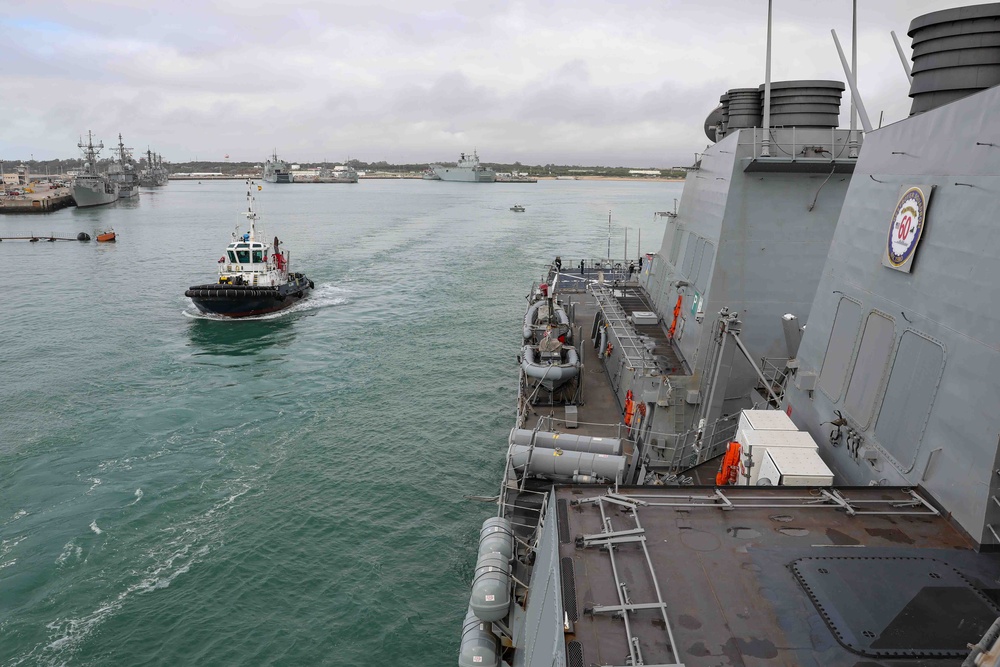 USS Ross departs Rota for 12th Patrol