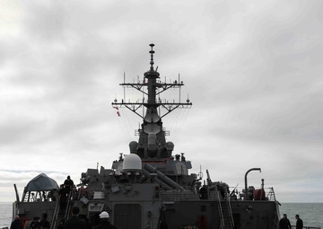 USS Ross departs Rota for 12th Patrol