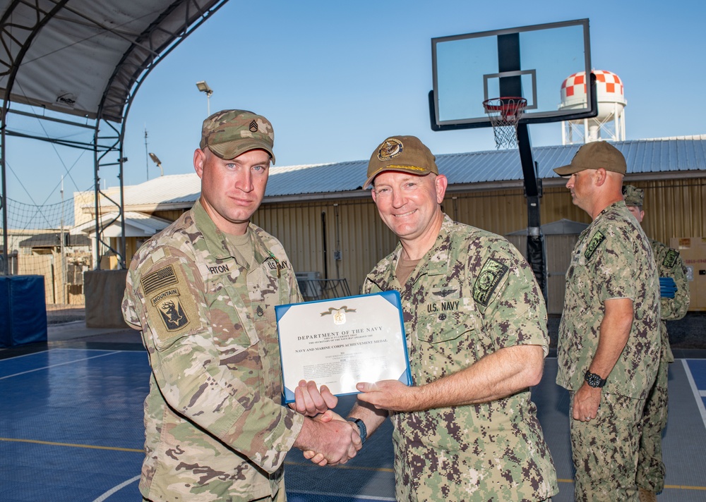 Awards at Camp Lemonnier