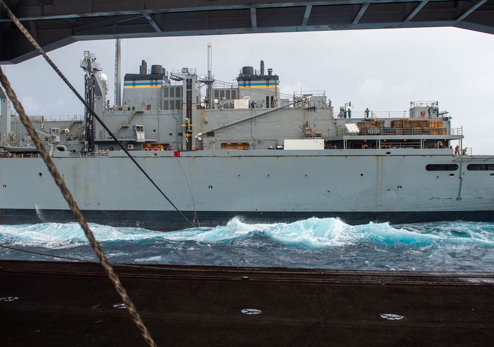 The Harry S. Truman Carrier Strike Group is on a scheduled deployment in the U.S. Sixth Fleet area of operations in support of naval operations to maintain maritime stability and security.