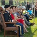 Col. Jesse Curry Enjoys Speech at Change of Command