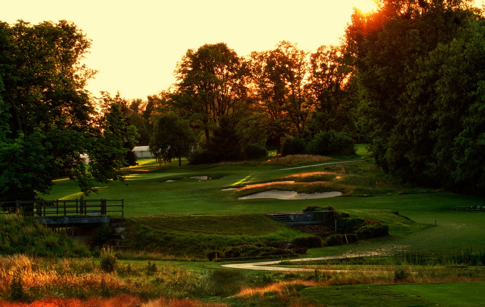 Sunset at Stuttgart Golf Course