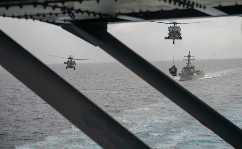 The Harry S. Truman Carrier Strike Group is on a scheduled deployment in the U.S. Sixth Fleet area of operations in support of naval operations to maintain maritime stability and security.