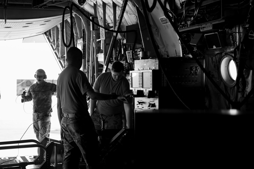 AC-130J Gunships train with multi-national JTAC's
