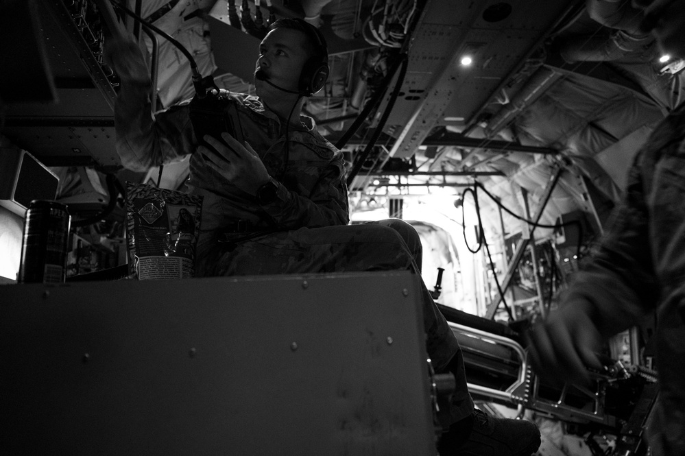 AC-130J Gunships train with multi-national JTAC's
