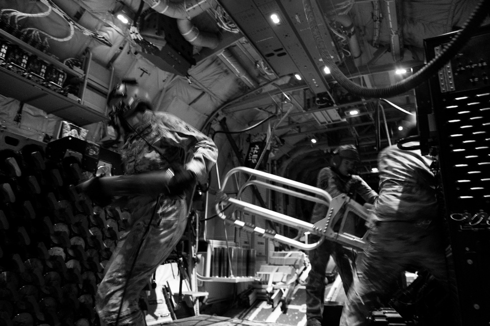 AC-130J Gunships train with multi-national JTAC's