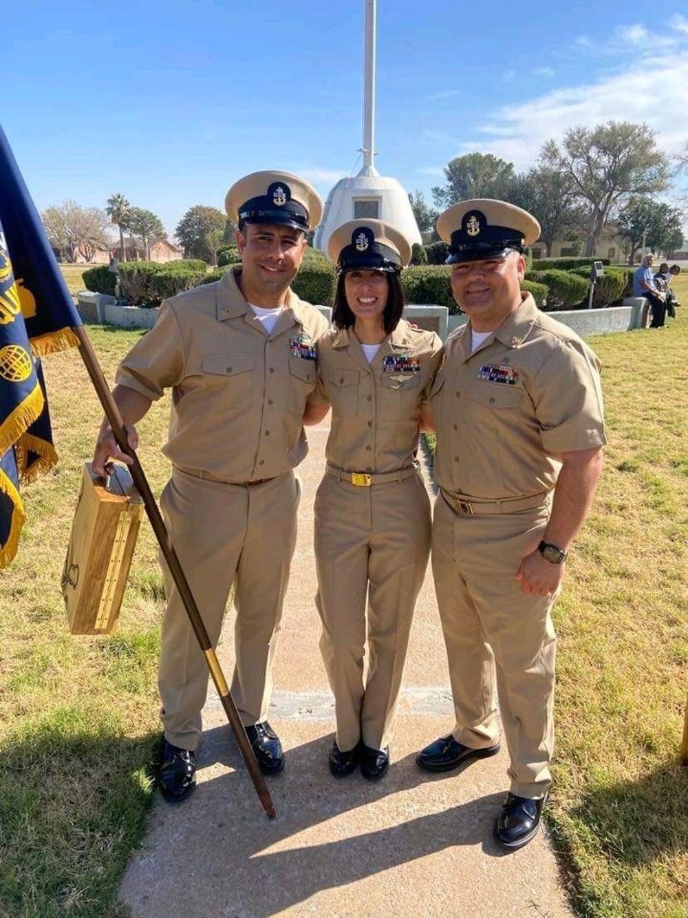 Navy Chief Pinned at Fort Bliss