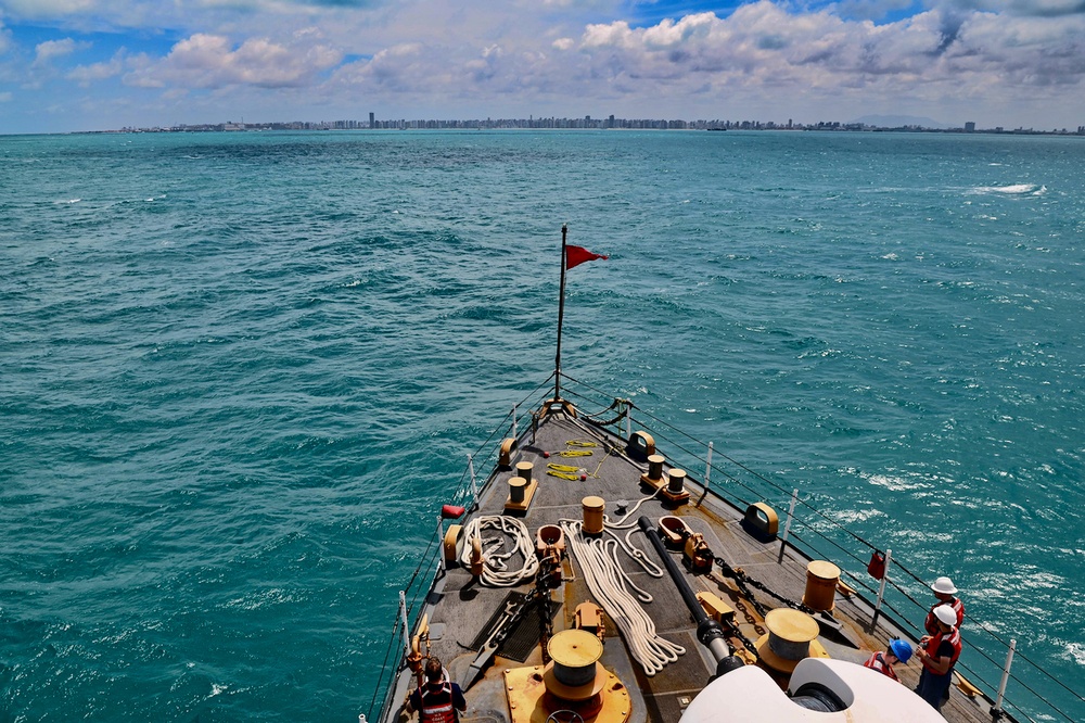 USCGC Thetis arrives to Brazil