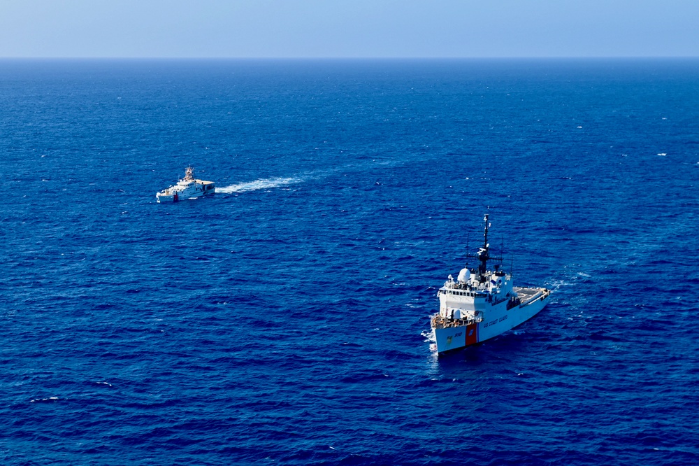 USCGC Thetis fast response cutter escort