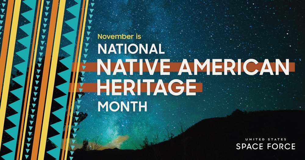 National Native American Heritage Month Facebook Graphic for Space Force