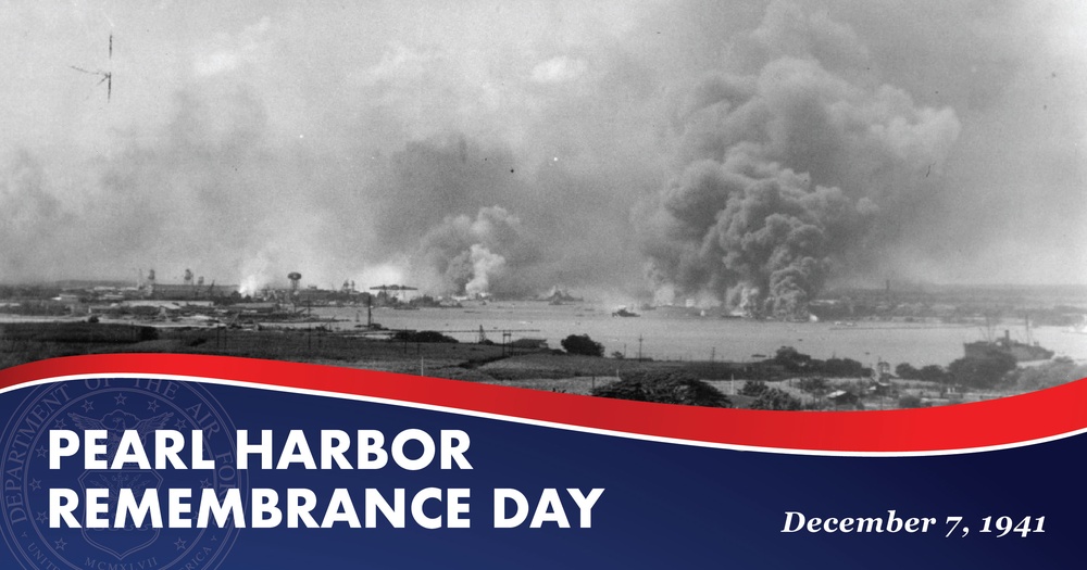 Pearl Harbor Remembrance Day Facebook Graphic for Department of the Air Force