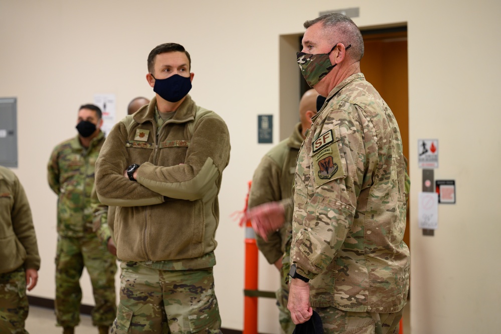 175th Security Forces Visit Airmen Supporting Task Force Liberty