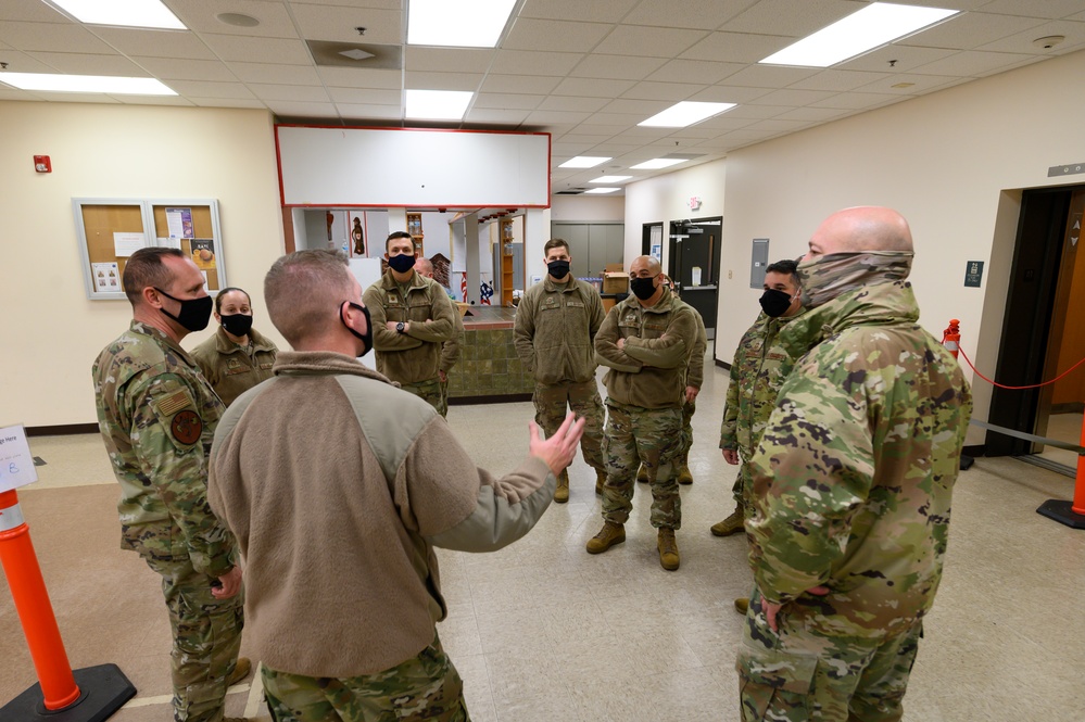 175th Security Forces Visit Airmen Supporting Task Force Liberty