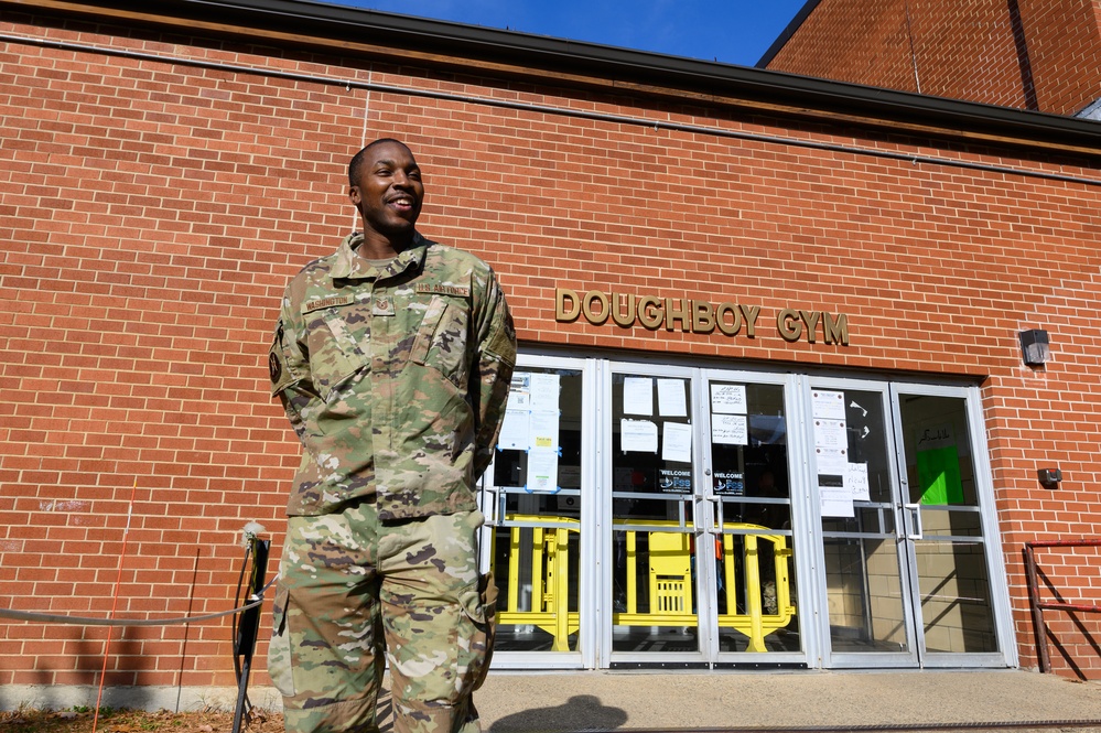 175th Security Forces Visit Airmen Supporting Task Force Liberty