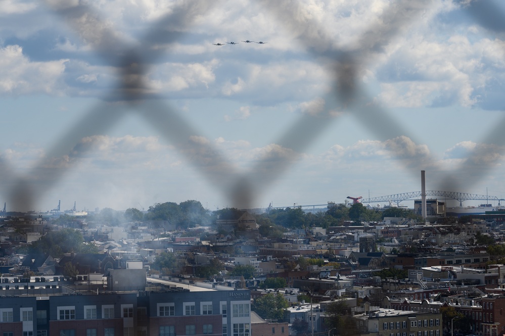 Maryland National Guard A-10C Thunderbolt II Flyover