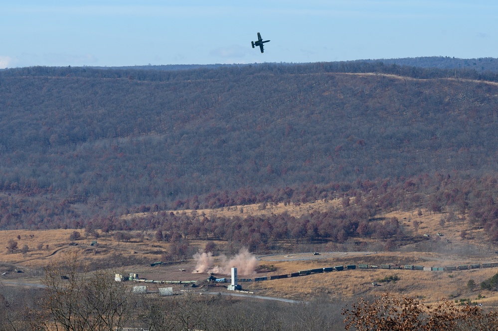 Estonian Air Force Commander Observes MDNG A-10