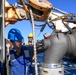 USS Chafee (DDG 90) Conducts A Replenishment-At-Sea In South China Sea