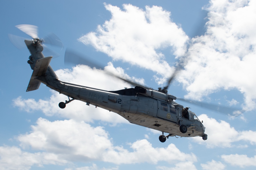 USS Carl Vinson (CVN 70) Conducts Flight Operations in Indian Ocean
