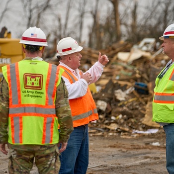 Louisville District conducts debris removal in Mayfield, Kentucky