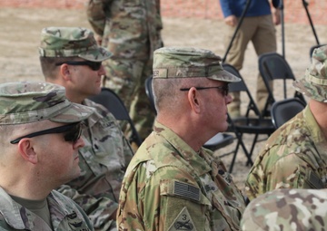 Groundbreaking ceremony held for new rotational combat aviation brigade HQ at Camp Buehring, Kuwait
