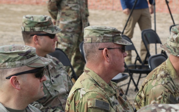 Groundbreaking ceremony held for new rotational combat aviation brigade HQ at Camp Buehring, Kuwait