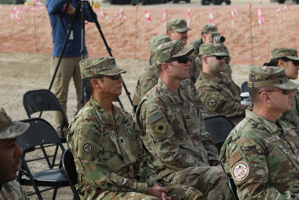 Groundbreaking ceremony held for new rotational combat aviation brigade HQ at Camp Buehring, Kuwait