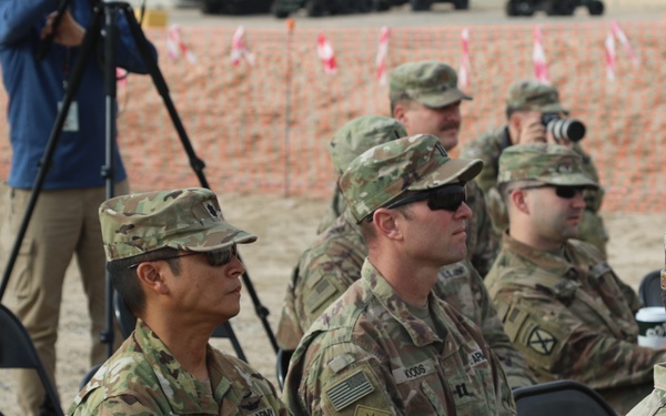 Groundbreaking ceremony held for new rotational combat aviation brigade HQ at Camp Buehring, Kuwait