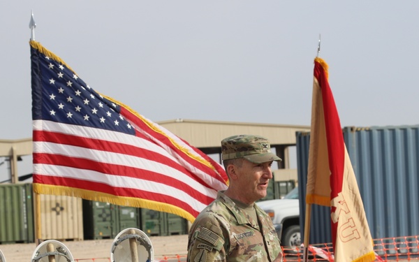 Groundbreaking ceremony held for new rotational combat aviation brigade HQ at Camp Buehring, Kuwait