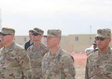 Groundbreaking ceremony held for new rotational combat aviation brigade HQ at Camp Buehring, Kuwait