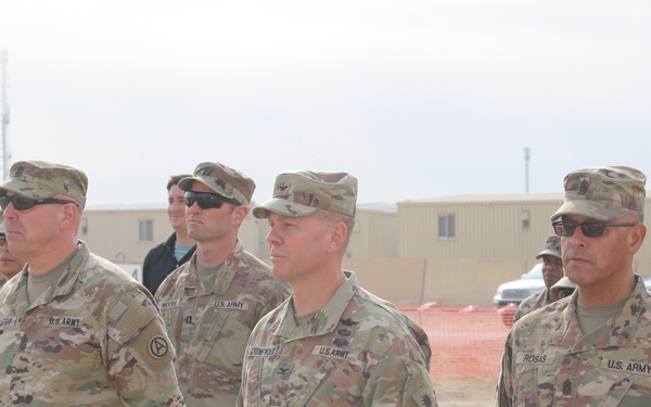 Groundbreaking ceremony held for new rotational combat aviation brigade HQ at Camp Buehring, Kuwait