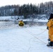 JBER fire protection specialists conduct ice rescue training