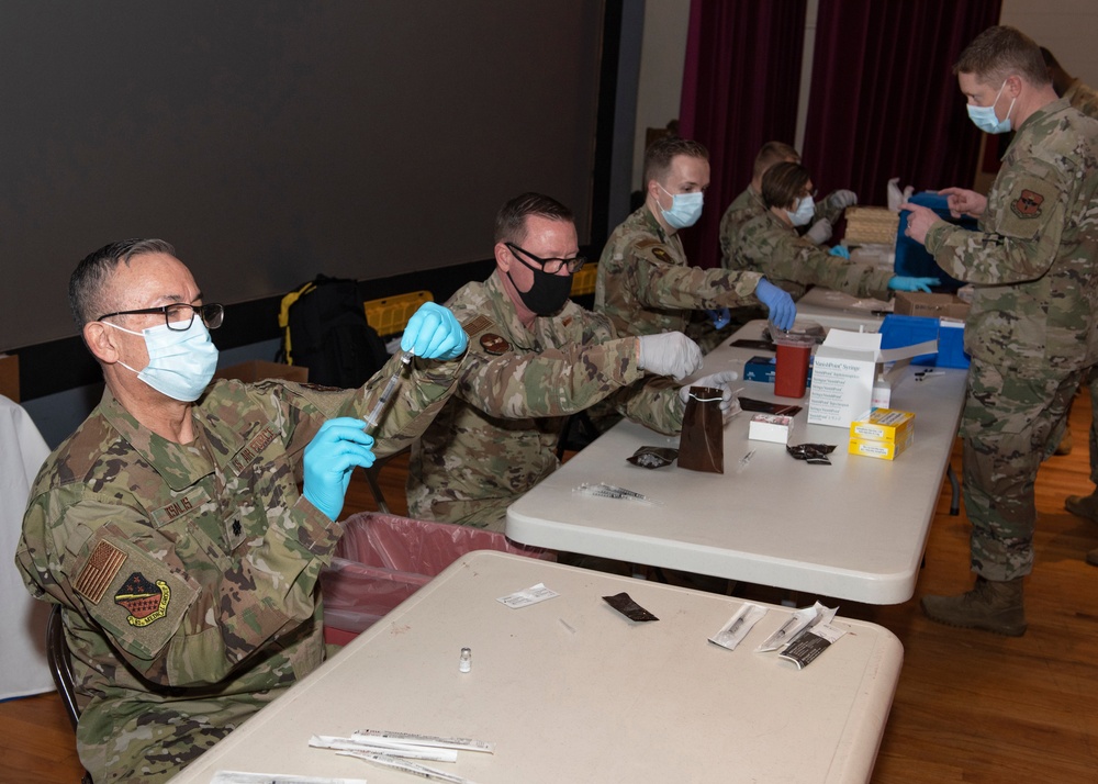 Sheppard personnel receive first round of Pfizer COVID-19 vaccine