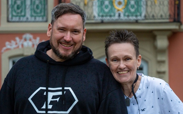 Separated 45 years, brother and sister reunite