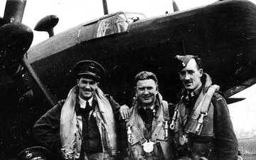 Great nephew and German historian find lost bomber