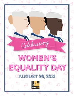 MyNavy HR Women's Equality Day Graphic [Image 1 of 6]
