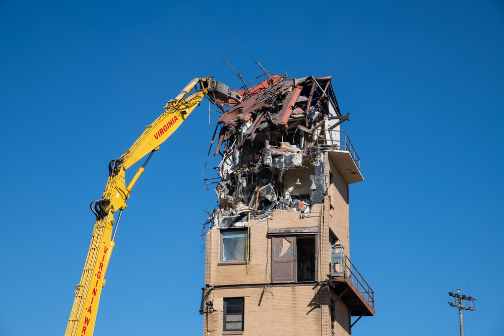 Air Traffic Control Tower Demolition